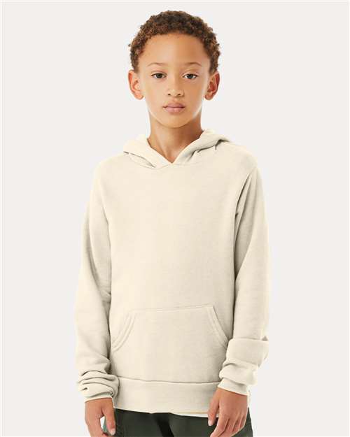 BELLA + CANVAS 3719Y Natural — on model front