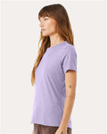 BELLA + CANVAS 6400CVC Heather Dark Lavender — on model side