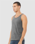 BELLA + CANVAS 3480CVC Deep Heather — on model side