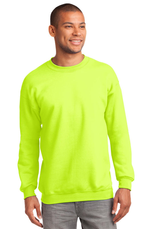 Unisex Tall Essential Fleece Crewneck Sweatshirt - Safety Green