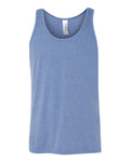 BELLA + CANVAS 3484 Blue Triblend — front