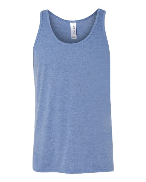 BELLA + CANVAS 3484 Blue Triblend — front
