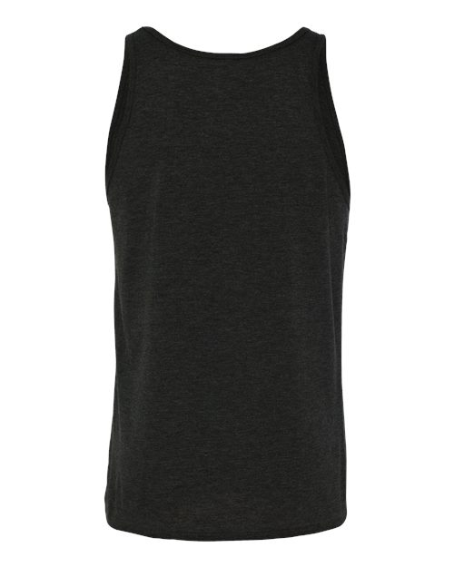 BELLA + CANVAS 3484 Charcoal Black Triblend — back