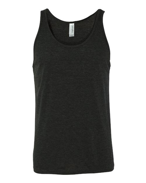 BELLA + CANVAS 3484 Charcoal Black Triblend — front