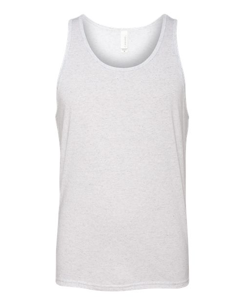 BELLA + CANVAS 3484 White Fleck Triblend — front