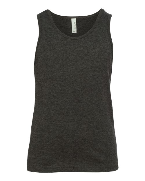 BELLA + CANVAS 3480YCVC Dark Grey Heather — front