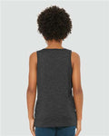 BELLA + CANVAS 3480YCVC Dark Grey Heather — on model back