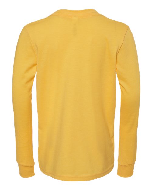 BELLA + CANVAS 3501YCVC Heather Yellow Gold — back