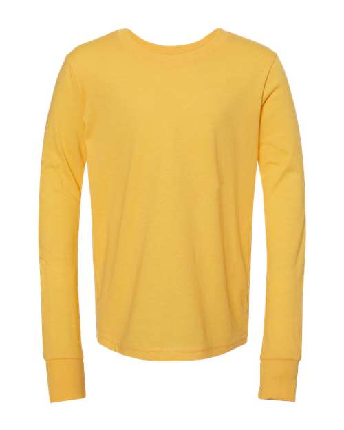 BELLA + CANVAS 3501YCVC Heather Yellow Gold — front