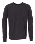 BELLA + CANVAS 3513Y Charcoal Black Triblend — front