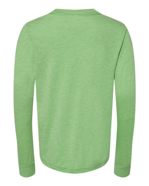 BELLA + CANVAS 3513Y Green Triblend — back