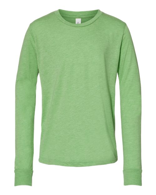 BELLA + CANVAS 3513Y Green Triblend — front