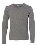 BELLA + CANVAS 3513Y Grey Triblend — front