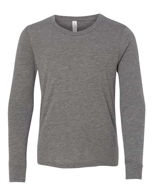 BELLA + CANVAS 3513Y Grey Triblend — front
