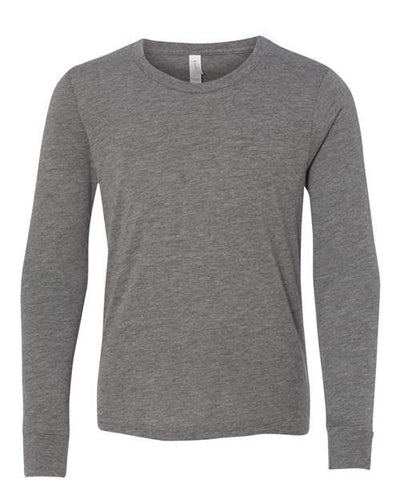 BELLA + CANVAS 3513Y Grey Triblend — front