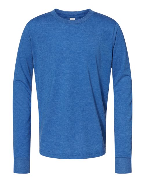 BELLA + CANVAS 3513Y True Royal Triblend — front