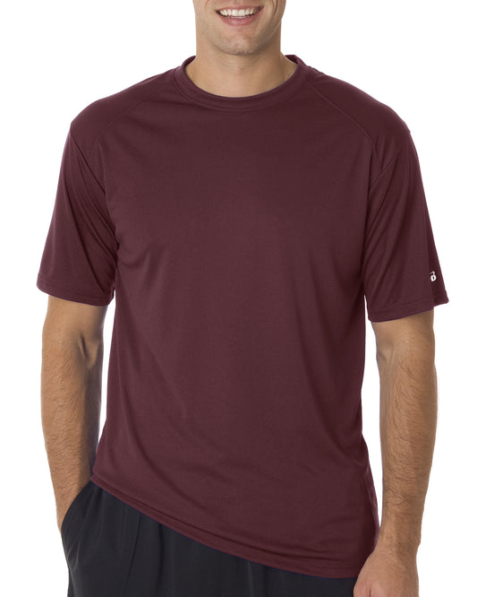 B-Core Sport Shoulders T-Shirt - Maroon
