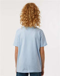Tultex 235 Baby Blue — on model back