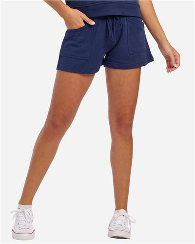 Boxercraft BW6503 Navy Heather — on model front