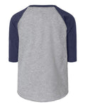 Rabbit Skins 3330 Vintage Heather/ Vintage True Navy — back