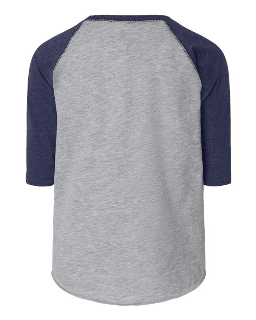 Rabbit Skins 3330 Vintage Heather/ Vintage True Navy — back