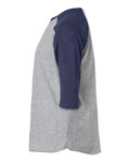 Rabbit Skins 3330 Vintage Heather/ Vintage True Navy — direct side