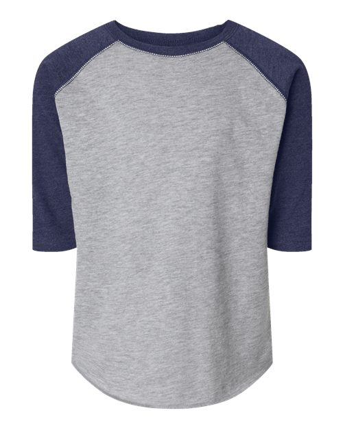 Rabbit Skins 3330 Vintage Heather/ Vintage True Navy — front