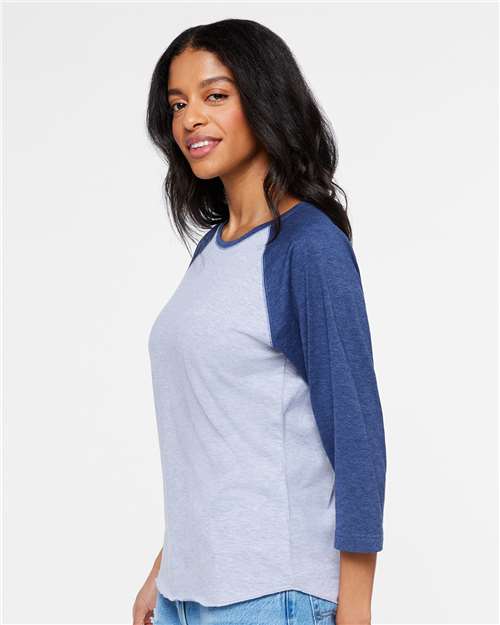 LAT 3530 Vintage Heather/ Vintage True Navy — on model side