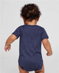 Rabbit Skins 4424 Vintage True Navy — on model back