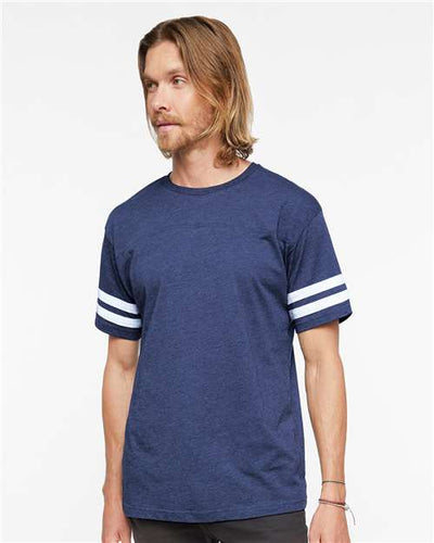 LAT 6937 Vintage True Navy/ Blended White — on model front
