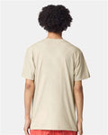 American Apparel 2001CVC Heather Cream — on model back