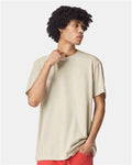 American Apparel 2001CVC Heather Cream — on model front