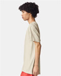 American Apparel 2001CVC Heather Cream — on model side