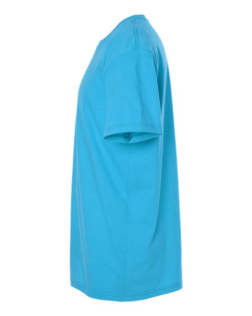 American Apparel 2001CVC Heather Teal — direct side