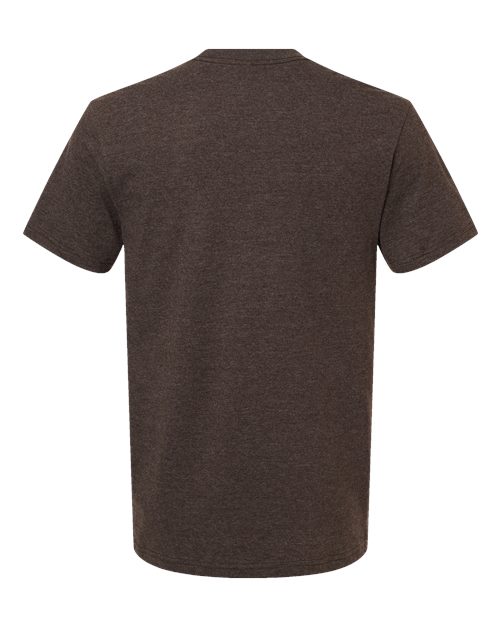 American Apparel 2001CVC Heather Brown — back