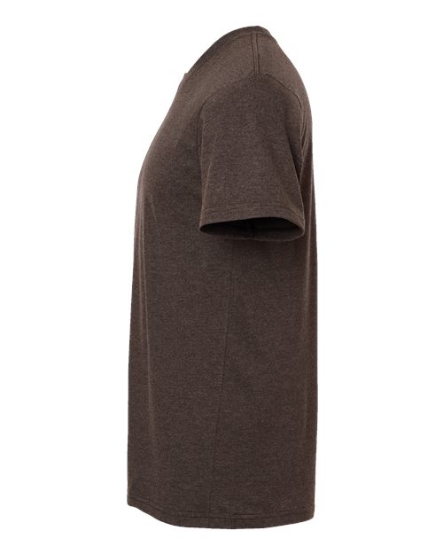 American Apparel 2001CVC Heather Brown — direct side
