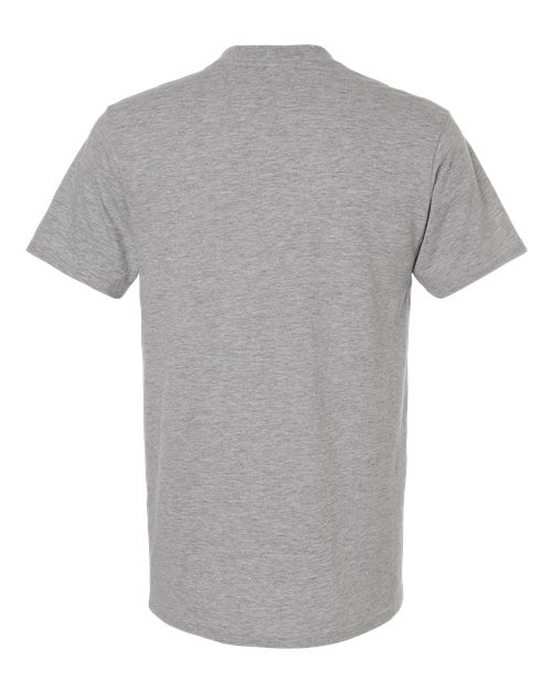 American Apparel 2001CVC Heather Grey — back
