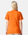American Apparel 2001CVC Heather Orange — on model back
