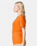 American Apparel 2001CVC Heather Orange — on model side