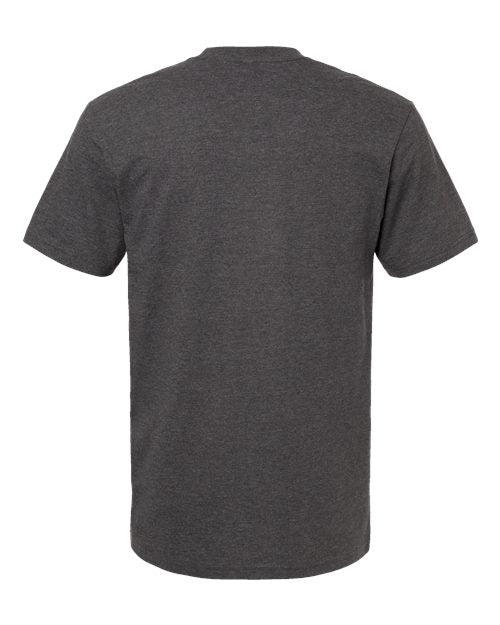 American Apparel 2001CVC Heather Asphalt — back