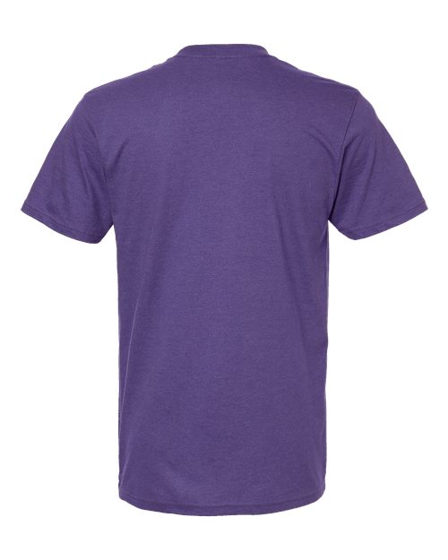 American Apparel 2001CVC Heather Purple — back