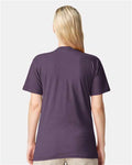 American Apparel 2001CVC Heather Grape — on model back