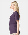 American Apparel 2001CVC Heather Grape — on model side