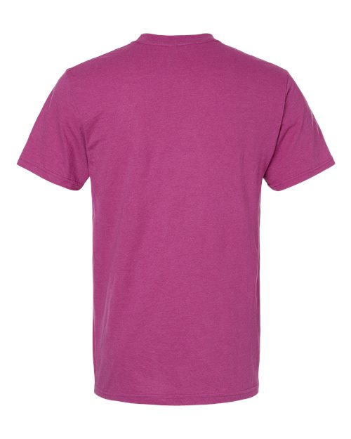 American Apparel 2001CVC Heather Super Pink — back