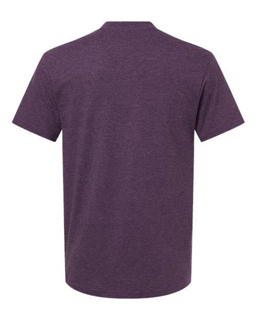 American Apparel 2001CVC Heather Eggplant — back
