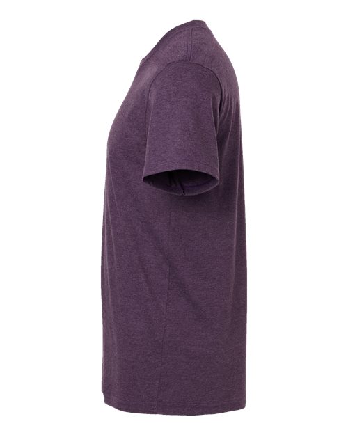 American Apparel 2001CVC Heather Eggplant — direct side