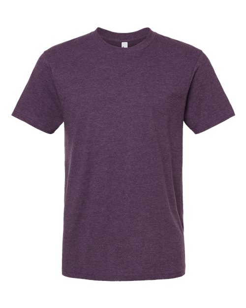 American Apparel 2001CVC Heather Eggplant — front