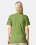 American Apparel 2001CVC Heather Nephrite — on model back
