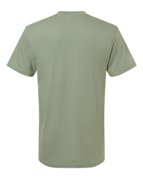 American Apparel 2001CVC Heather Sage — back