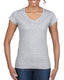 Gildan G64VL - Women's SoftStyle® Fitted V-Neck T-Shirt - Sport Gray